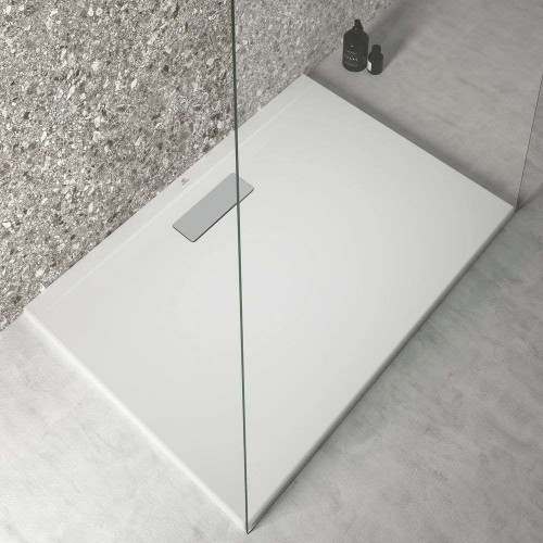 Receveur de douche rectangle ULTRAFLAT - 100x70 - Blanc - Acrylique - Ideal Standard