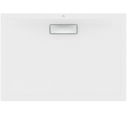 Receveur de douche rectangle ULTRAFLAT - 100x70 - Blanc mata - Acrylique - Ideal Standard