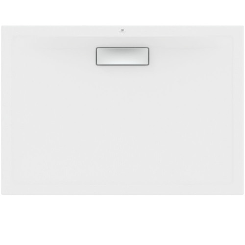 Receveur de douche rectangle ULTRAFLAT - 100x70 - Blanc mata - Acrylique - Ideal Standard