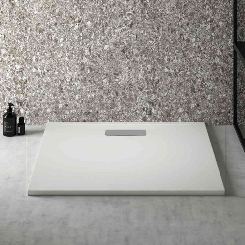 Receveur de douche rectangle ULTRAFLAT - 90x80 - Blanc - Acrylique - Ideal Standard