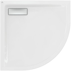 Receveur de douche d'angle ULTRAFLAT - 80x80 - Blanc - sans bonde - Ideal Standard