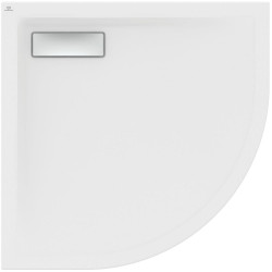 Receveur de douche d'angle ULTRAFLAT - 80x80 - Blanc mat - Acrylique - Ideal Standard