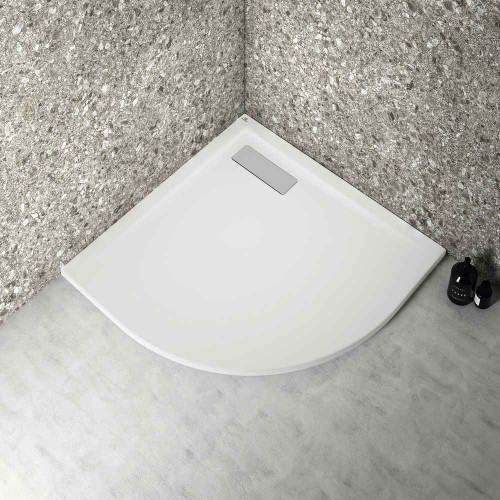 Receveur de douche d'angle ULTRAFLAT - 80x80 - Blanc mat - Acrylique - Ideal Standard