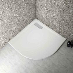 Receveur de douche d'angle ULTRAFLAT - 90x90 - Blanc - Acrylique - Ideal Standard