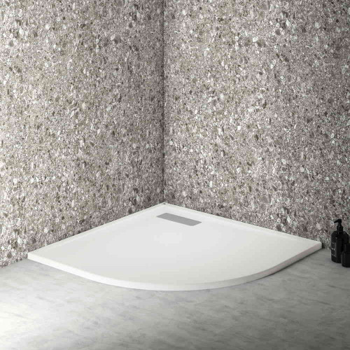 Receveur de douche d'angle ULTRAFLAT - 90x90 - Blanc mat - Acrylique - Ideal Standard