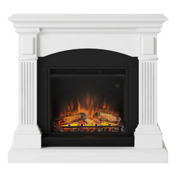 Cheminée électrique décorative "Magna" Blanche - Powerflame de marque TAGU, référence: B5545000