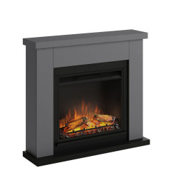 Cheminée électrique décorative "Frode" Gris foncé - Powerflame - TAGU