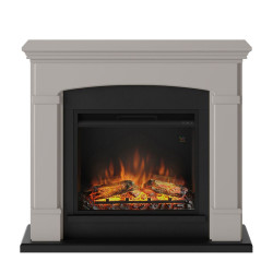 Cheminée électrique décorative "Helmi" Beige - Powerflame - TAGU