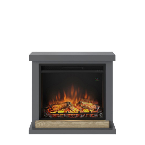 Cheminée électrique décorative "Hagen" Gris foncé - Powerflame - TAGU