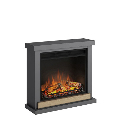 Cheminée électrique décorative "Hagen" Gris foncé - Powerflame - TAGU