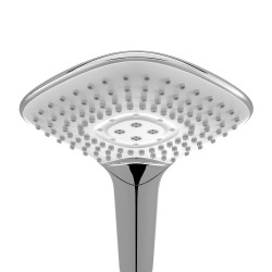 Pommeau de douche IDEALRAIN EVO JET douchette diamant Ø 134 mm - 3 fonctions - Ideal Standard