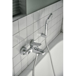 Pommeau de douche IDEALRAIN EVO JET douchette diamant Ø 134 mm - 3  fonctions