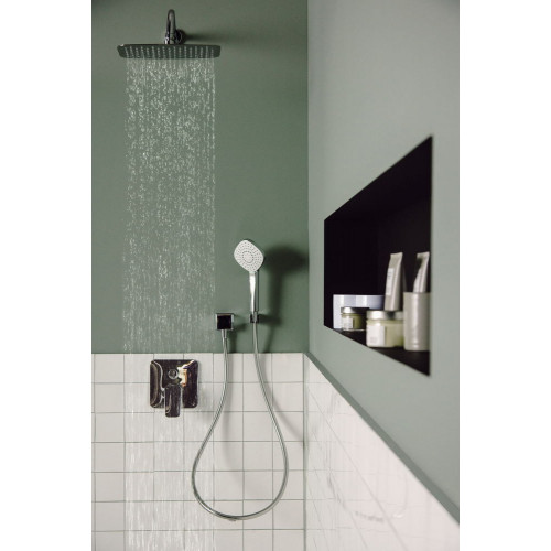 Pommeau de douche IDEALRAIN EVO douchette diamant Ø 115 mm - 3 fonctions - Ideal Standard