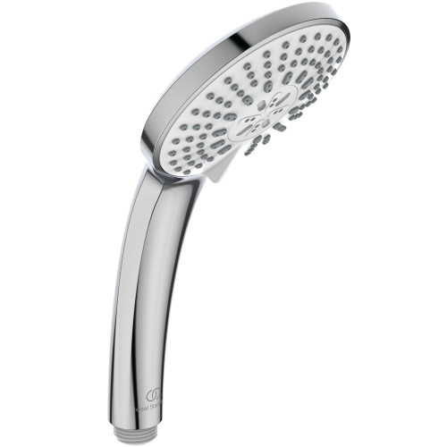 Pommeau de douche IDEALRAIN douchette ronde Ø 100 mm - 3 fonctions - Ideal Standard