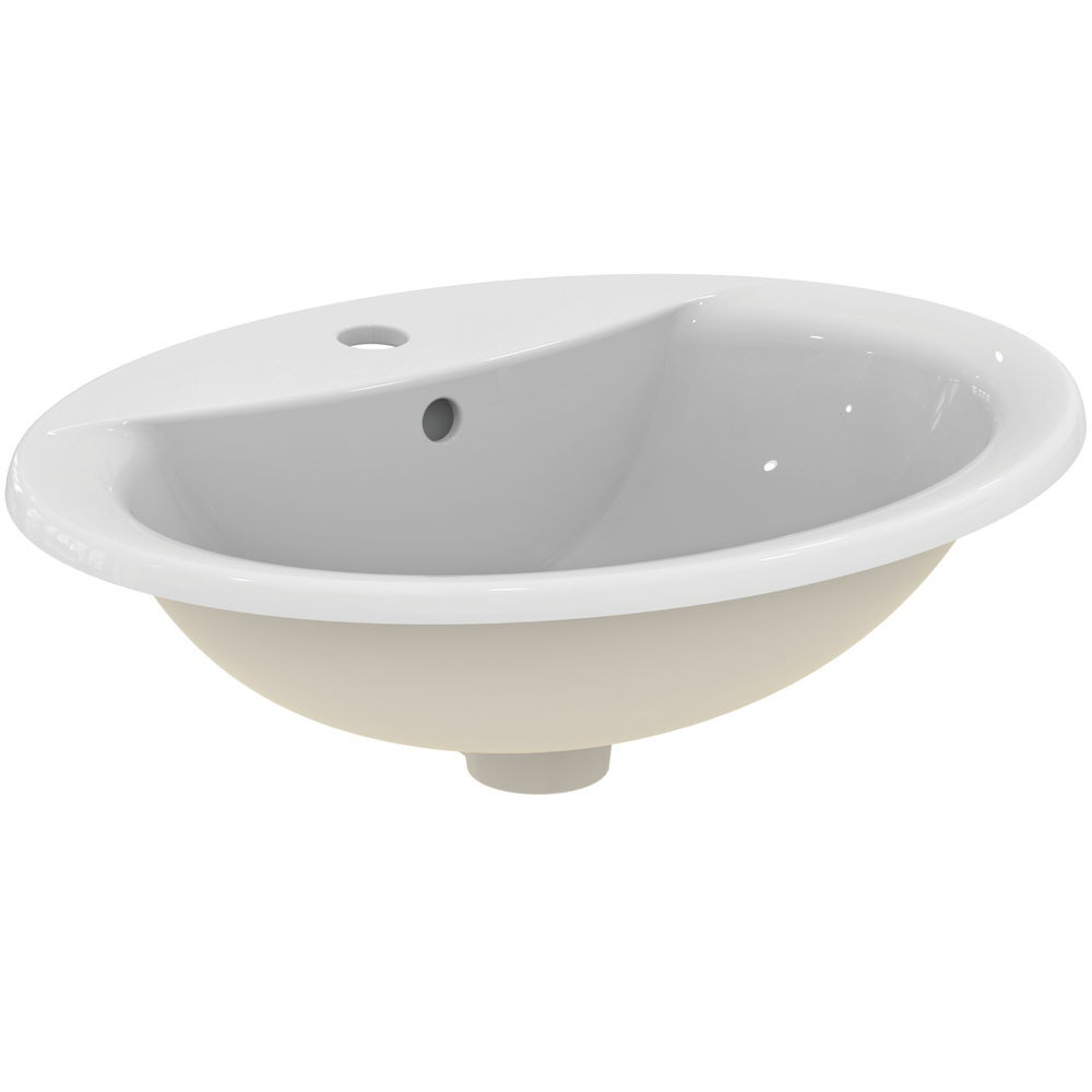 Vasque a encastrer ASTOR - 55 x 44 cm - Forme ovale