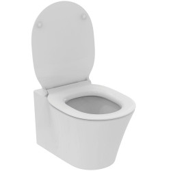 Pack WC suspendu AquaBlade - Abattant ultra-fin - porcelaine vitrifiée de marque Ideal Standard, référence: B6865500