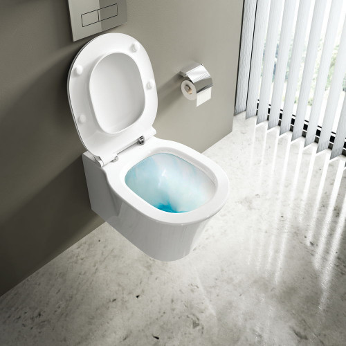 Pack WC suspendu AquaBlade - Abattant ultra-fin - porcelaine vitrifiée - Ideal Standard