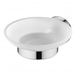 Porte-savon mural rond blanc de marque Ideal Standard, référence: B6870000