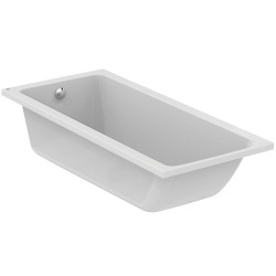 Baignoire Connect Air rectangle av pieds 180x80 cm - à encastrer - Acrylique blanc de marque Ideal Standard, référence: B6871600