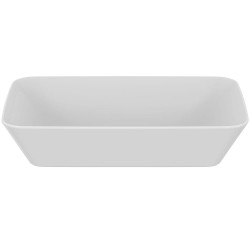 Vasque Connect Air carré à poser - 60 x 60 cm - grès fin blanc - sans trop-plein - Ideal Standard