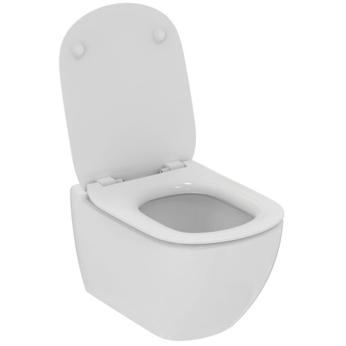 Pack WC suspendu Tesi AquaBlade - Abattant frein de chute ultra-fin - porcelaine vitrifiée - Ideal Standard