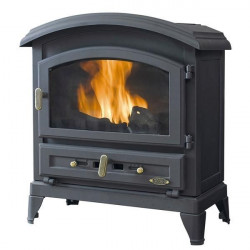 Poêle à bois Canadien - anthracite 9 kW de marque Godin, référence: B6880600