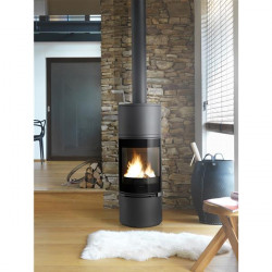 Poêle à bois Alcor étanche - fonte 6 kW - Invicta