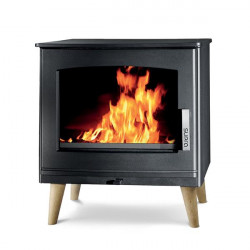 Poêle à bois TIMEO - fonte 7 kW de marque Supra, référence: B6881200