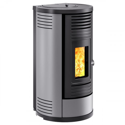 Poêle à granulés Fontica8 - gris - électronique 8 kW - Invicta
