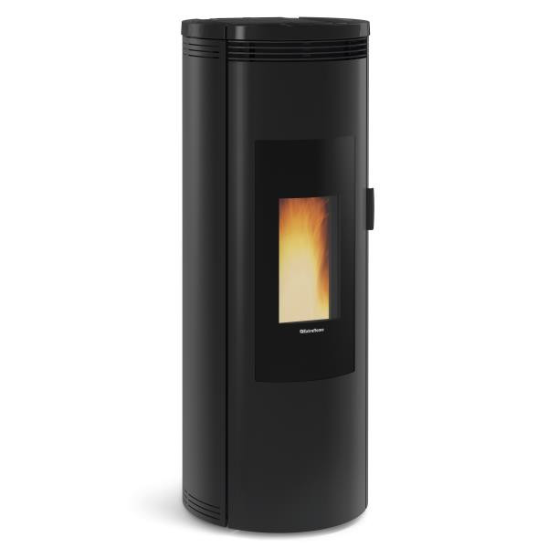 Poêle à granulés Amika noir - électronique 8 kW