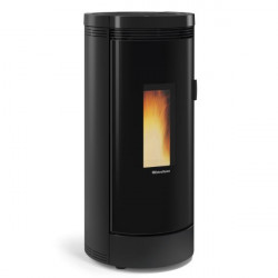 Poêle à granulés Debby CX noir - électronique 9 kW de marque Nordica extraflame, référence: B6884000