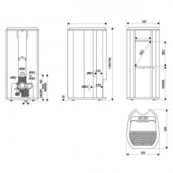 Poêle à granulés Maël - électronique 5,5 kW - Supra