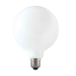 Ampoule à filament LED Opal, Globe G125, 12W / 1500lm, culot E27, 3000K de marque VELAMP, référence: B6904000
