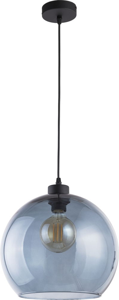 Suspension CUBUS BLEU - 1xE27, max 60W - H. 125 cm