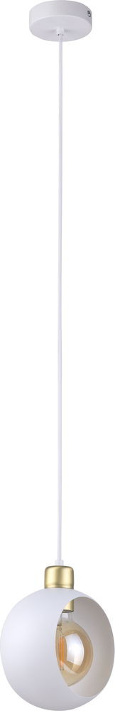 Suspension CYKLOP WHITE BLANC - 1xE2, max 60W - H. 100 cm