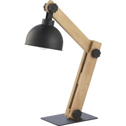Lampe à poser OSLO NOIR - 1xE27, max 60W - H. 50 cm de marque TK Lighting, référence: B6926600