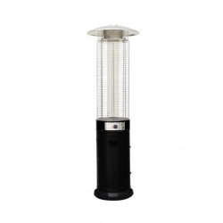Parasol chauffant à gaz GAZ PGF1211BL - jusqu'à 92 m² - noir de marque QLIMA, référence: J6935400