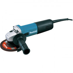 Meuleuse d'angle filaire poignée à gauche Ø 125 mm - 840 W - cord alim 2,5 m de marque MAKITA, référence: B6937500
