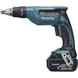 Visseuse plaque de plâtre sans fil - 18 V Li-Ion 3 Ah - 1,5 kg de marque MAKITA, référence: B6947300