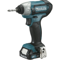 Visseuse à chocs sans fil - 12 V CXT Li-Ion 2 Ah - 110 Nm - 1 kg de marque MAKITA, référence: B6971800