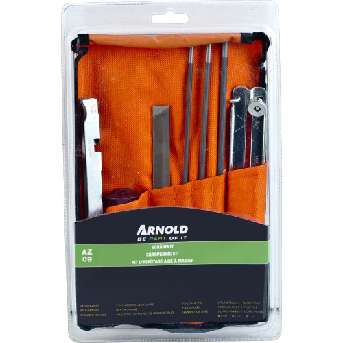 Kit d’affûtage en trousse enroulable pour lames de tronçonneuse - Arnold