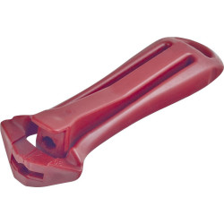 Manche de lime d'affûtage rouge pour lames de tronçonneuse de marque Arnold, référence: B6990500