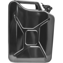 Bidon à carburant métallique, 20 l, noir - Arnold