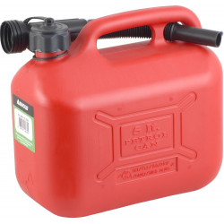 Jerrican de transport de carburant 5 l, rouge - Arnold