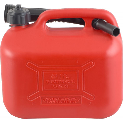 Jerrican de transport de carburant 5 l, rouge - Arnold