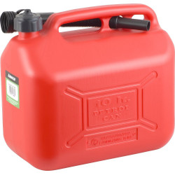 Jerrican de transport de carburant 10 l, rouge - Arnold