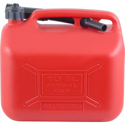 Jerrican de transport de carburant 10 l, rouge - Arnold