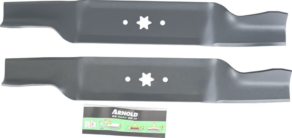 Arnold 1111 M6 0150 MTD Set de lames pour tracteurtondeuse à gazon 50 cm… - vue 2