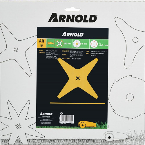 Lame Tondeuse Robot Ar9 Pour Stiga - Arnold
