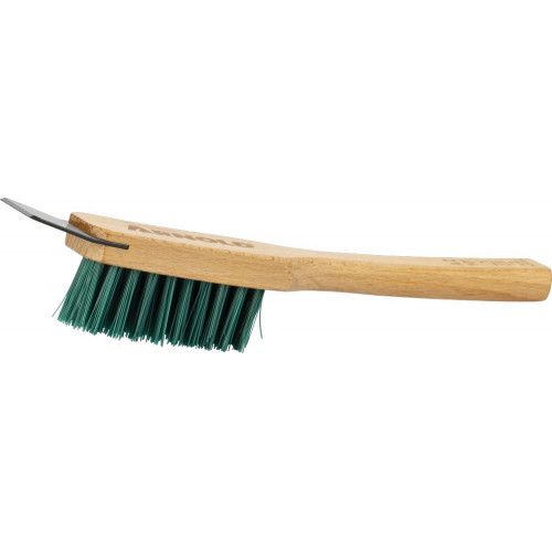 Brosse de nettoyage avec racloir pratique pour matériel de jardinage - Arnold